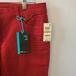 Style & Co. Red Skinny Jeans